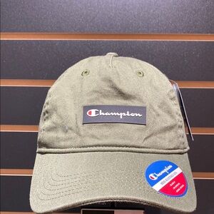 Champion Green Hat Classic Curved Brim
